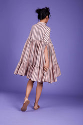 Cape Dress- Pink